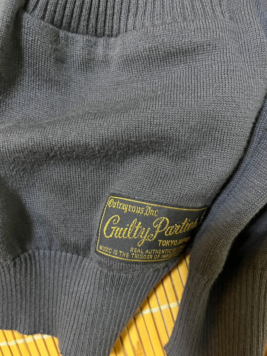 Wacko Maira 레터링 가디건 S 상품이미지3