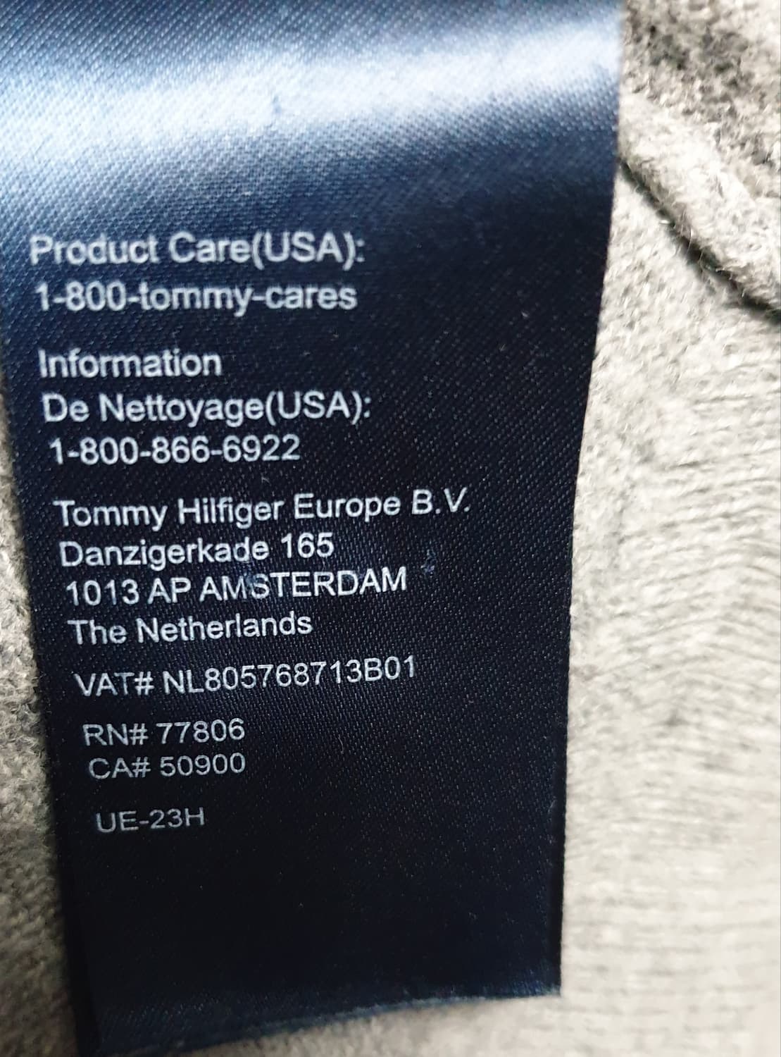 타미힐피거 스몰로고 피마코튼 캐시미어 혼방 니트 그레이 (S) 상품이미지5