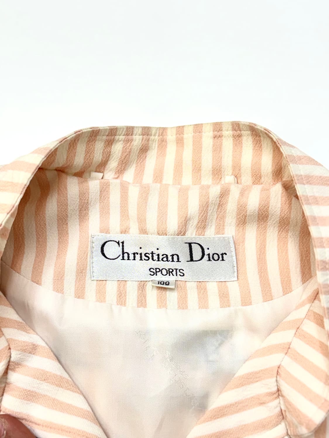 Christian Dior 디올 스포츠 베이비 핑크 스트라이프 집업 자켓 상품이미지7