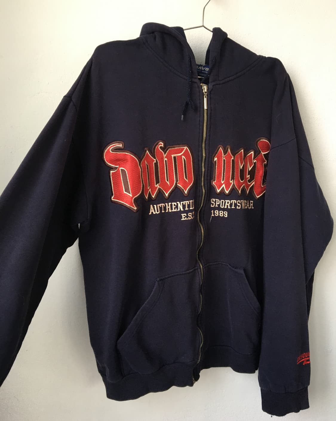 Lettering point hood zip up 상품이미지4