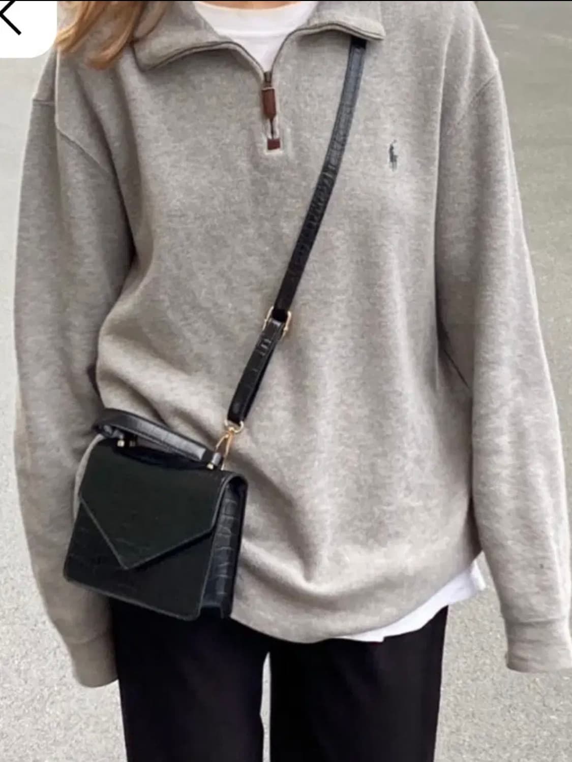 폴로 반집업 카라 반집업 긴팔 빈티지 상품이미지1