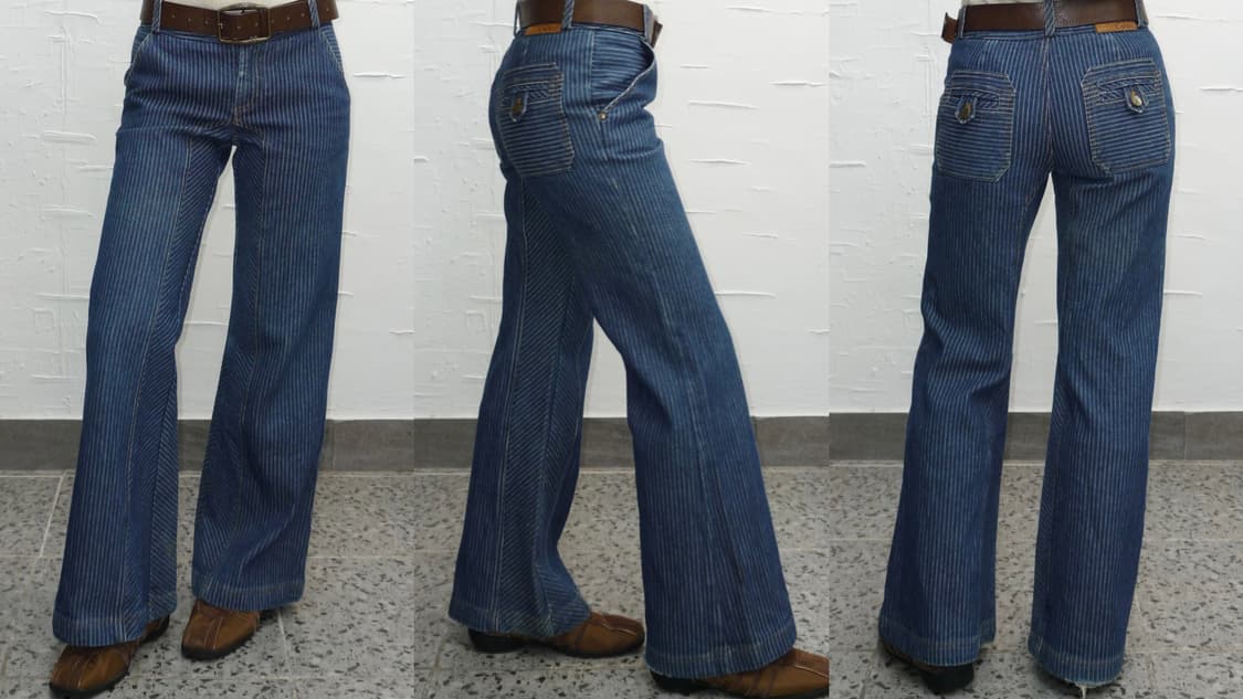 vintage striped denim 상품이미지8