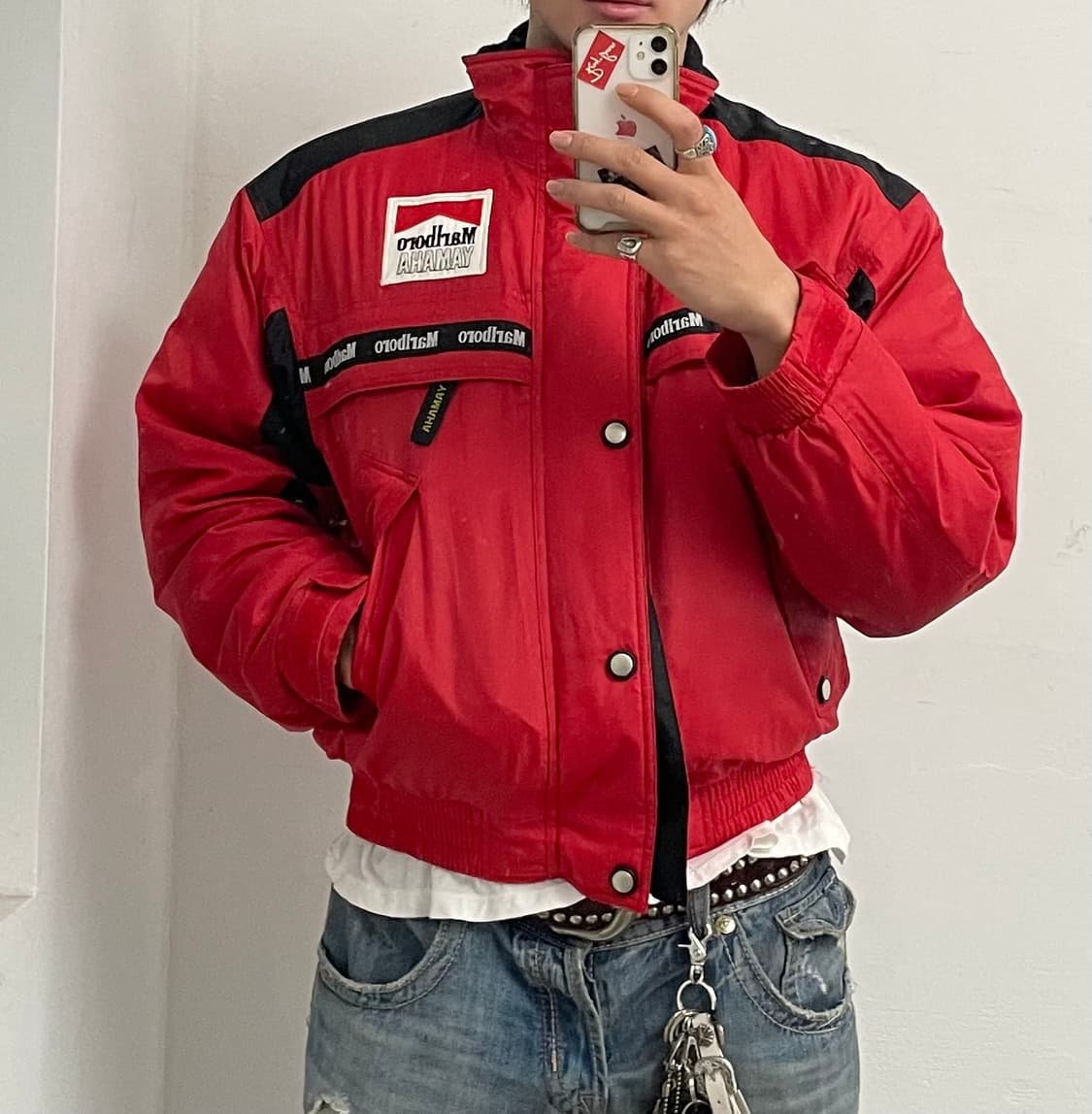 야마하x말보로 레이싱 봄버 자켓 상품이미지1