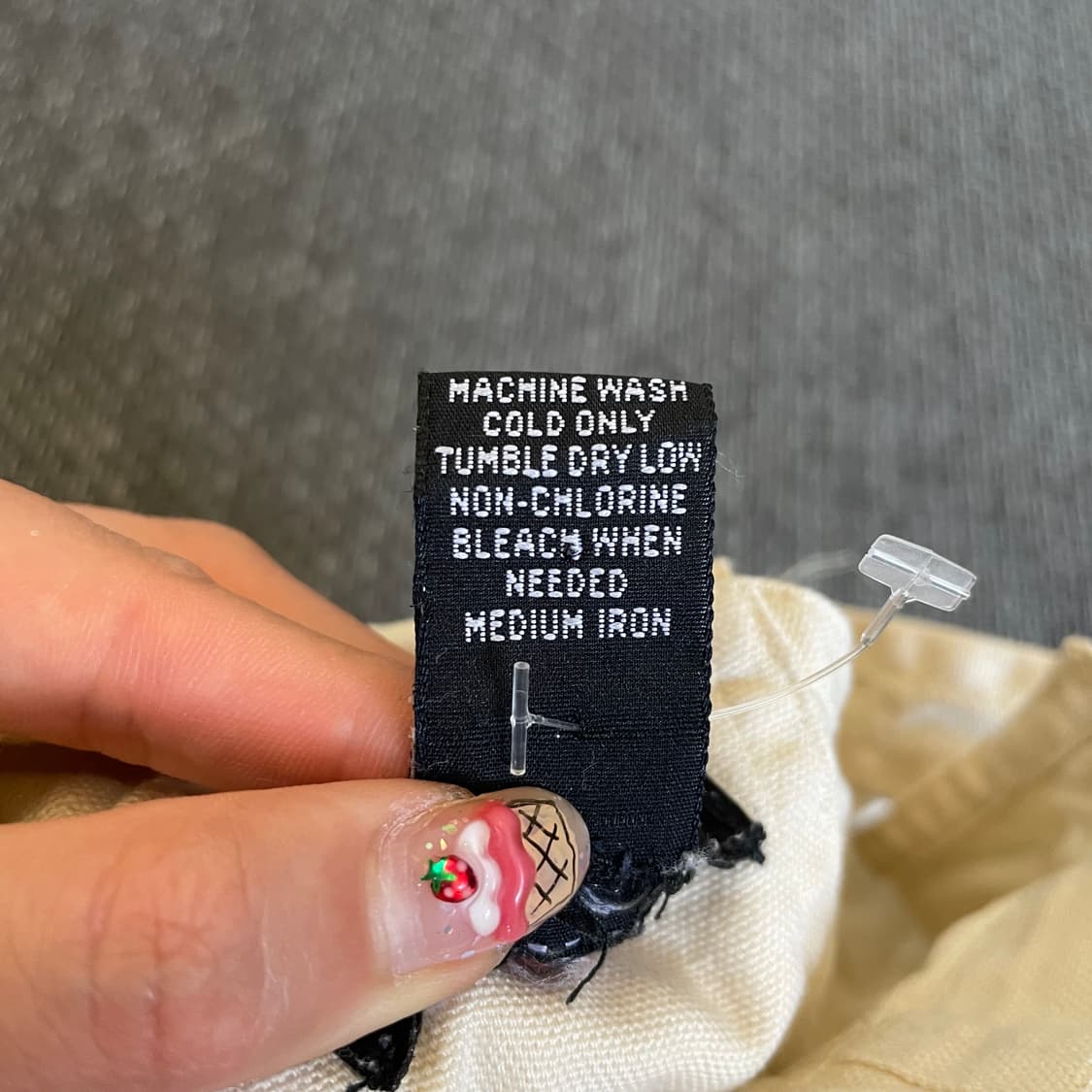 키즈 폴로 진스 베이지 멜빵 바지 S 3-6m 상품이미지7