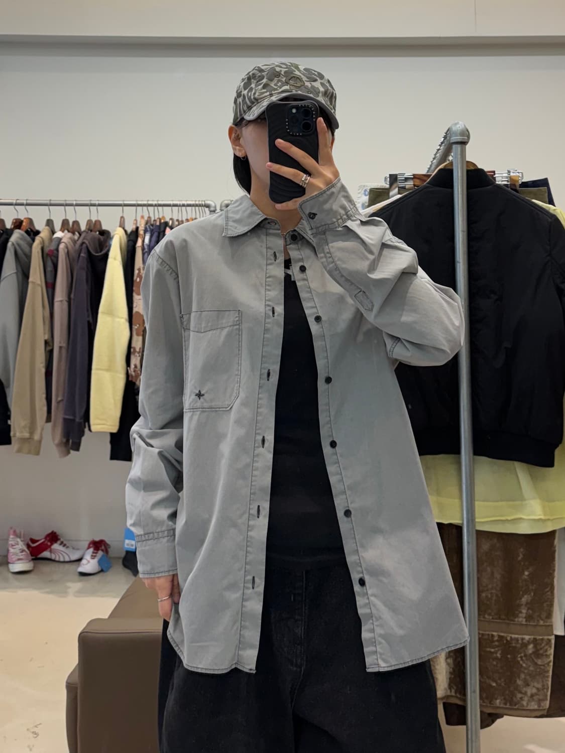 스톤아일랜드 코튼 나일론 오버셔츠 상품이미지7