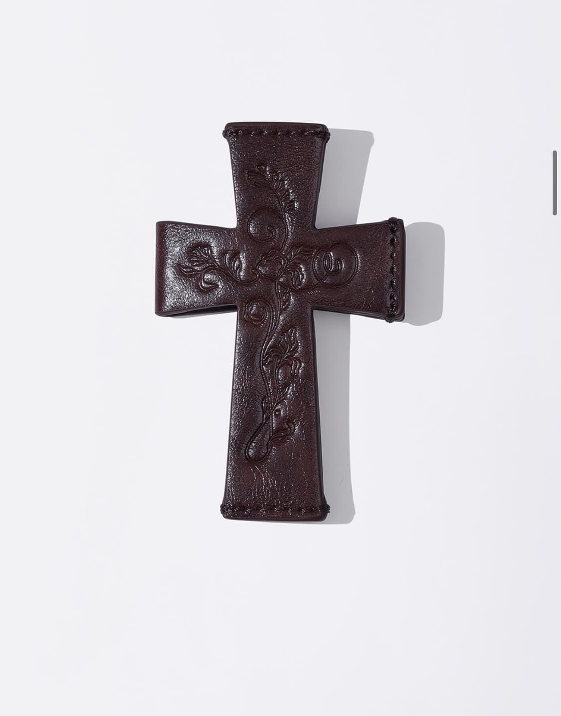 스컬프터 cross leather strap wallet brown 상품이미지2
