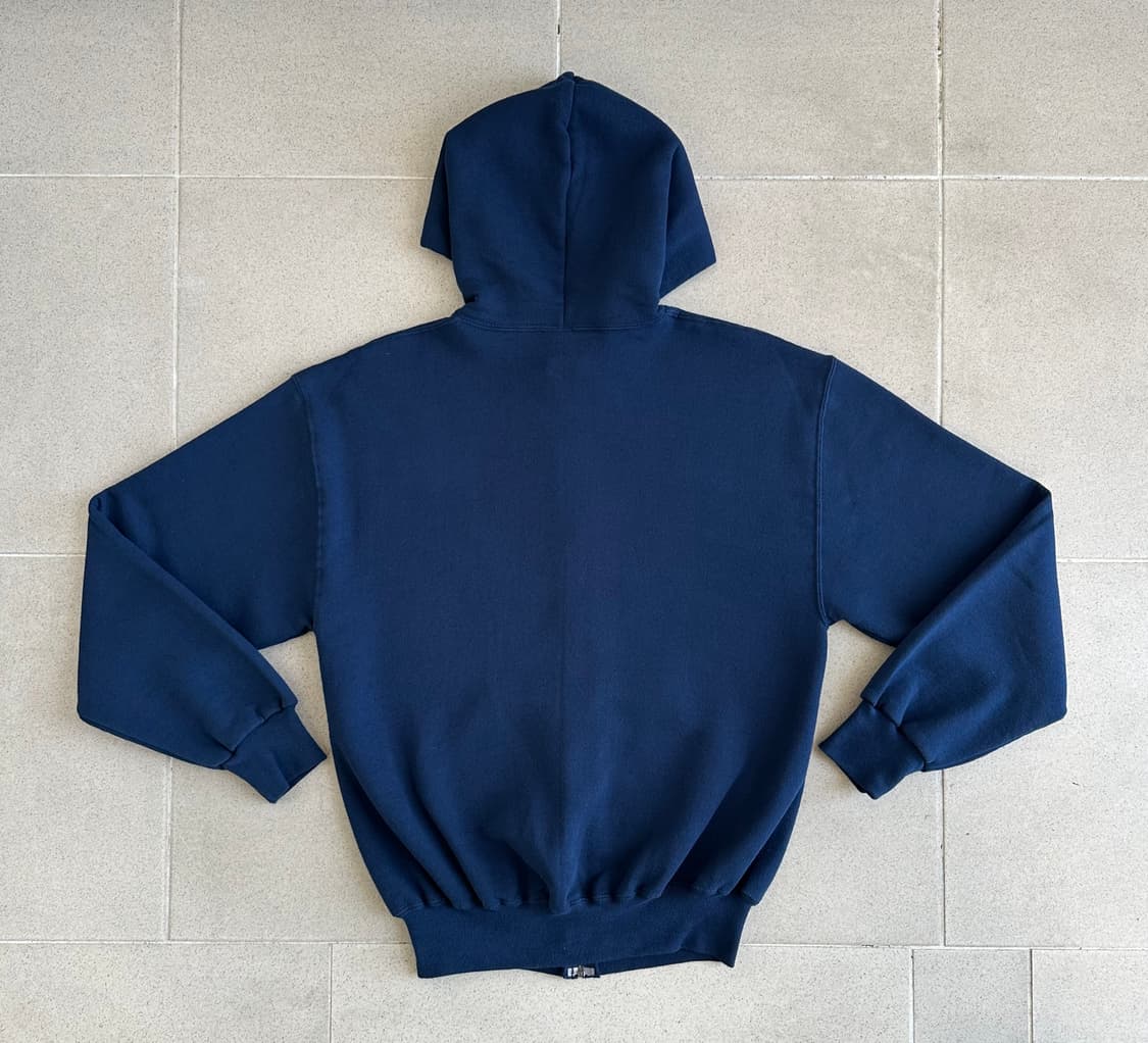 90s 빈티지 러셀 후드집업 네이비 M USA 상품이미지2