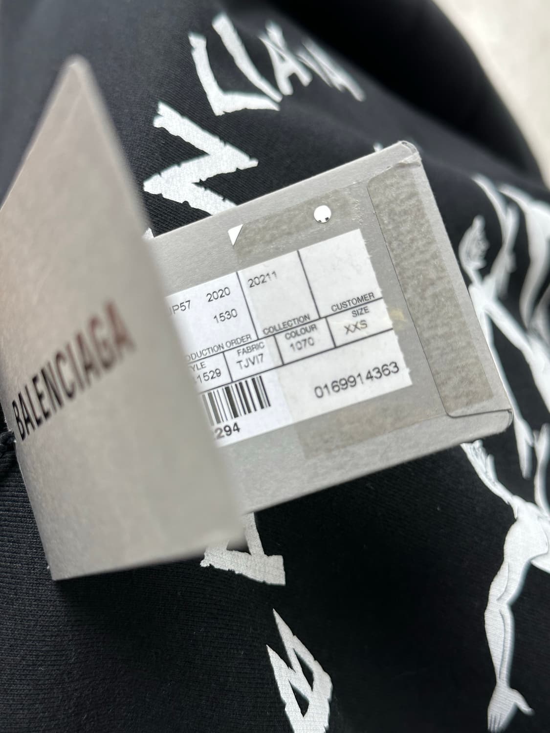 [xxs] 발렌시아가 마라톤 후드 블랙 상품이미지6