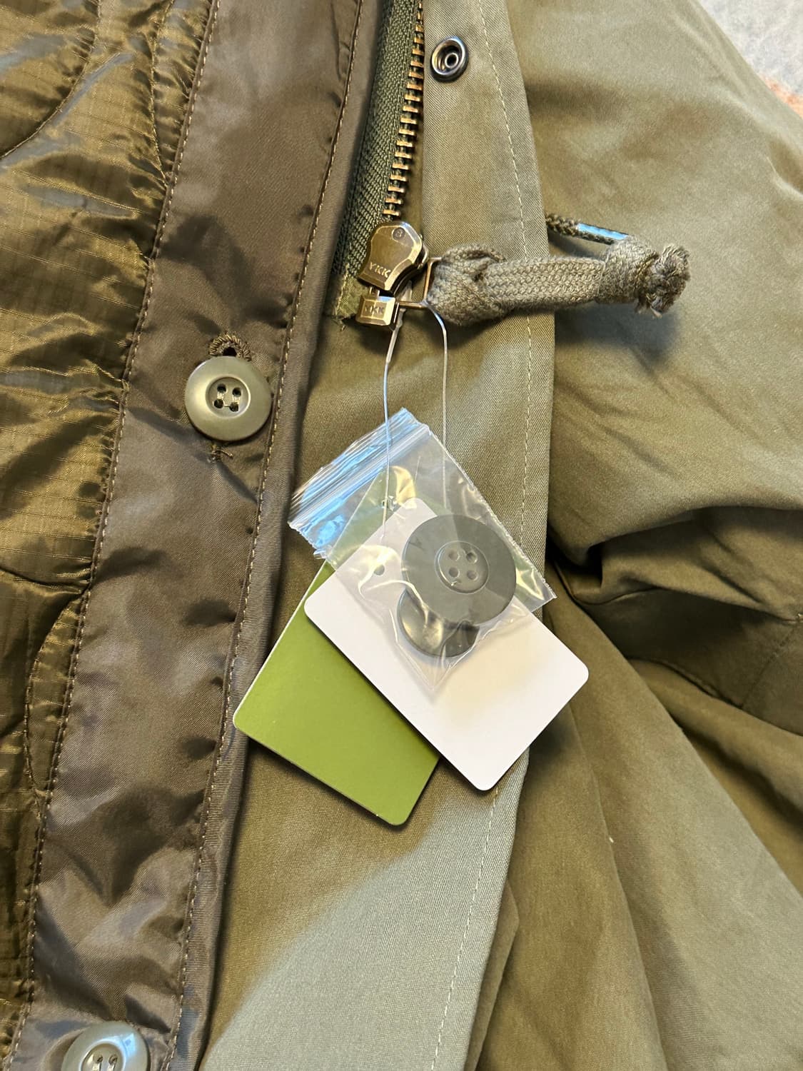 일본 프릭스 스토어 우먼스 M-65 야상 코트 올리브 상품이미지8