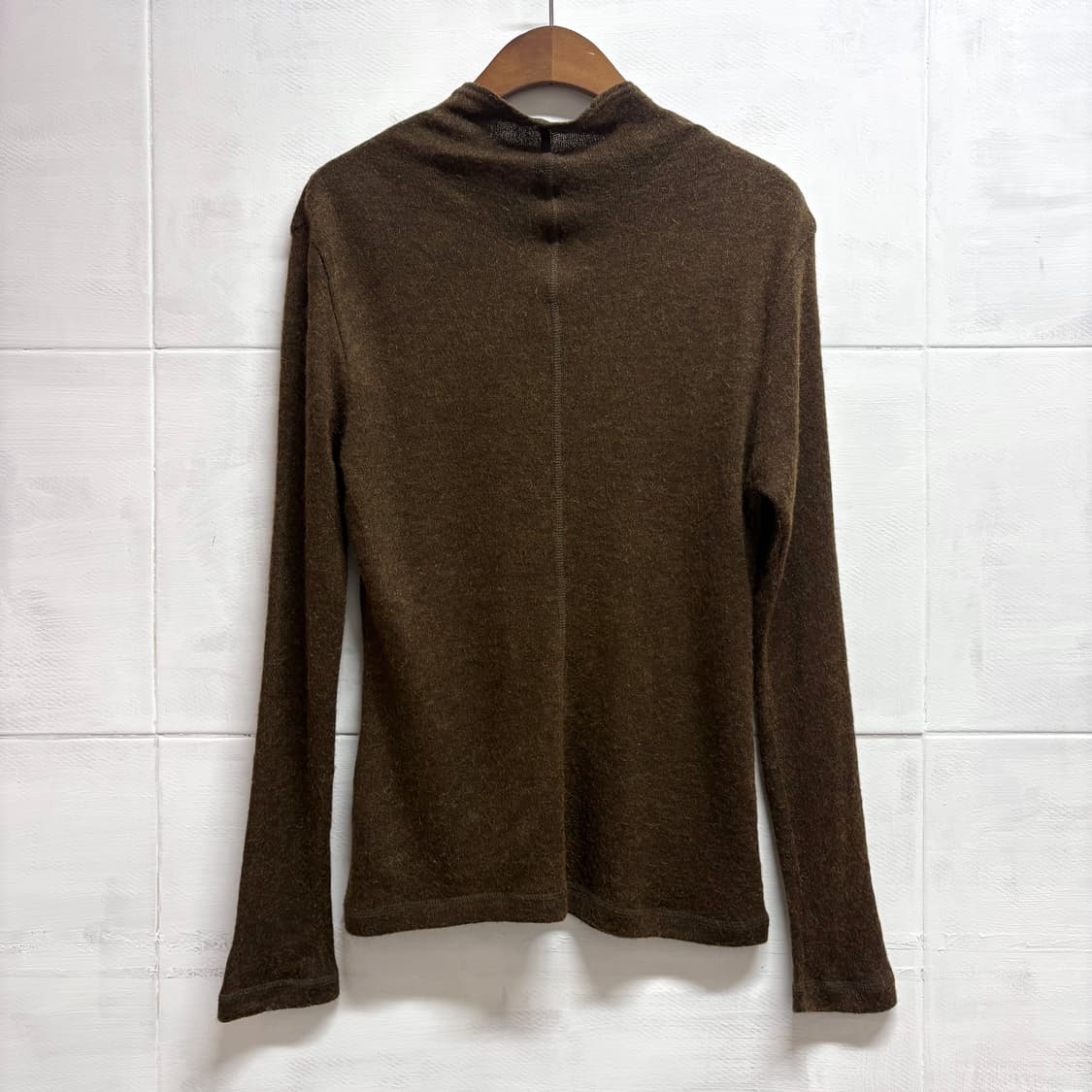 The Cenozoic 카키브라운 니트 목폴라 JPN 상품이미지6