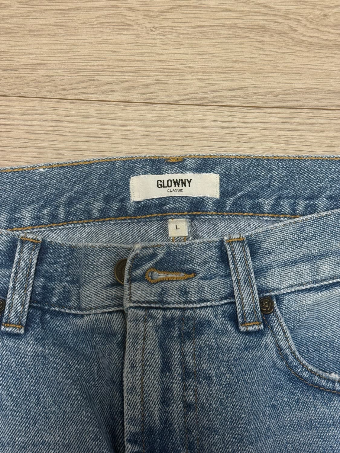 글로니 클래식 데님 스커트 L 상품이미지4