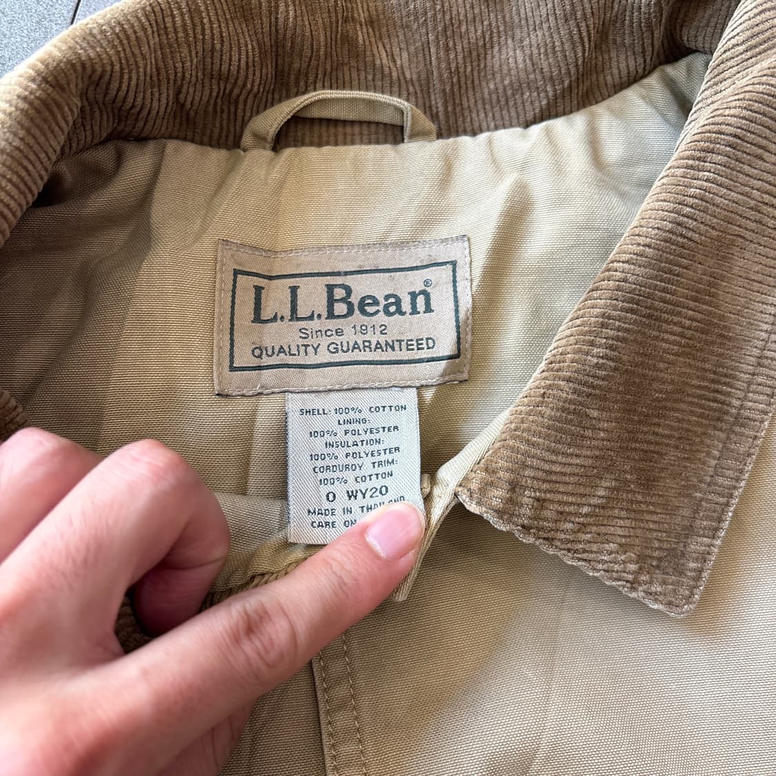 L.L.bean 엘엘빈 브라운 헌팅 자켓  상품이미지8