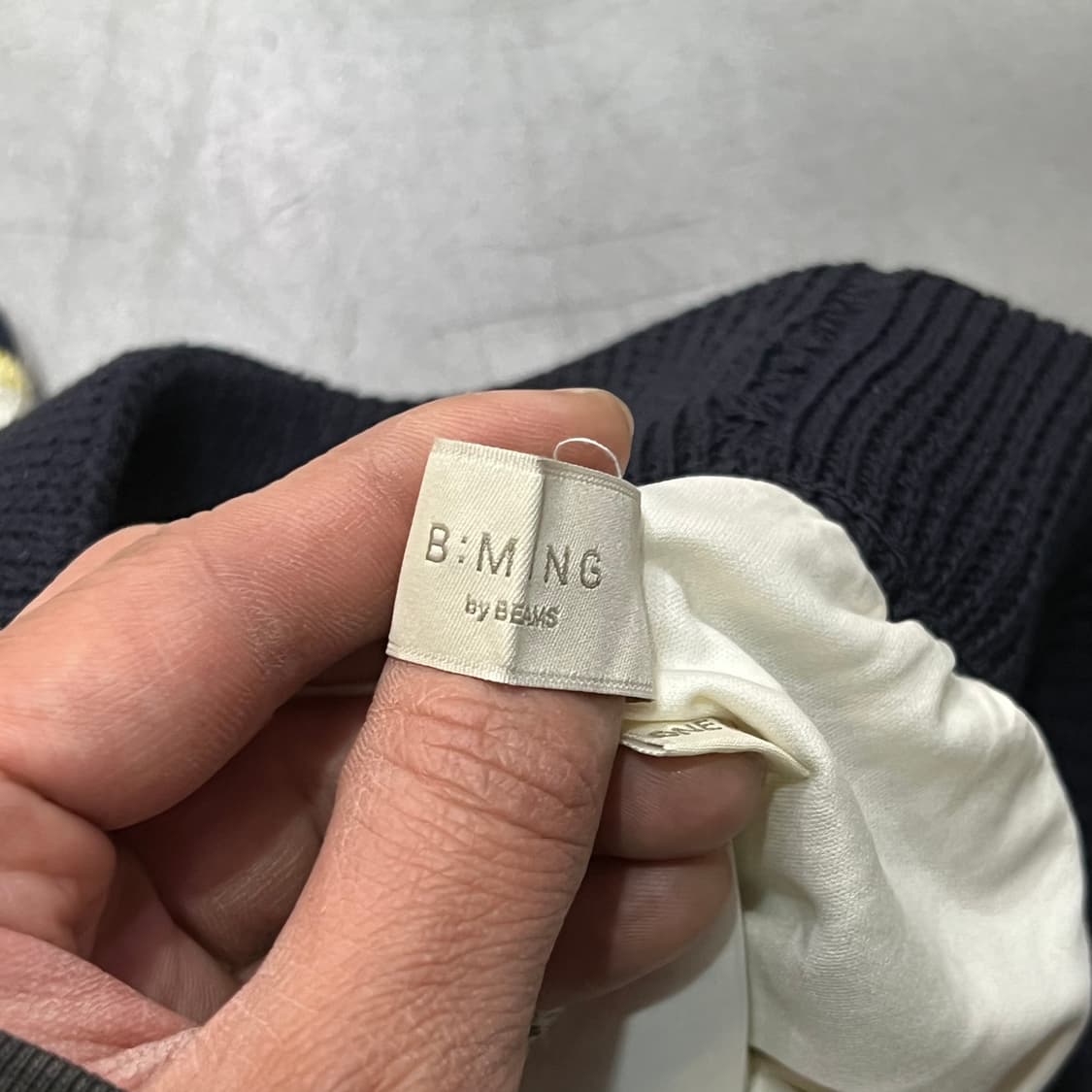  빔즈 스트라이프 니트 롱 스커트 y15801 상품이미지6