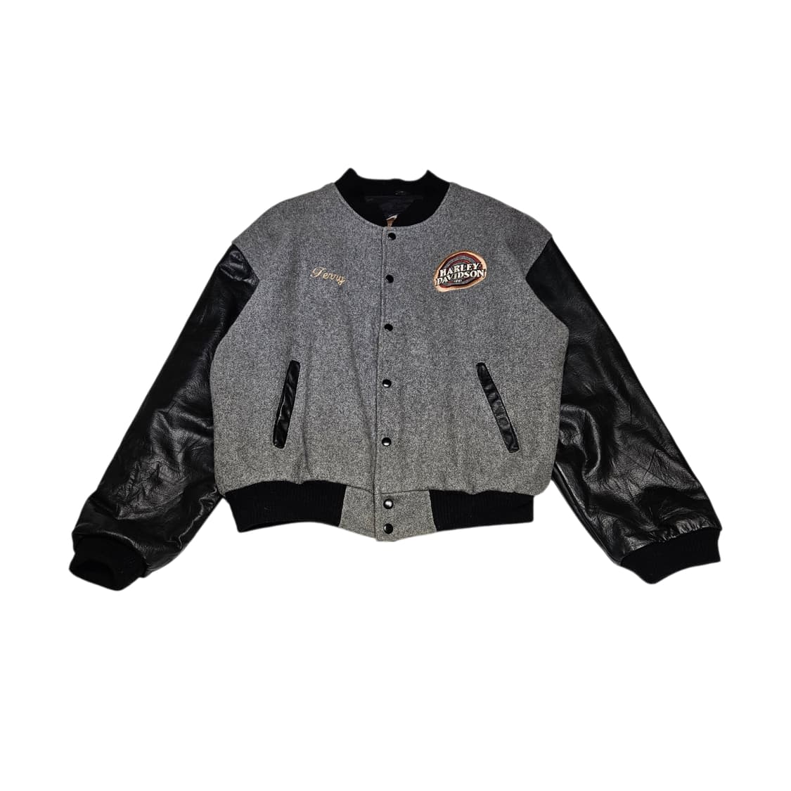 할리 데이비슨 울 레더 자켓[XXL] 상품이미지1