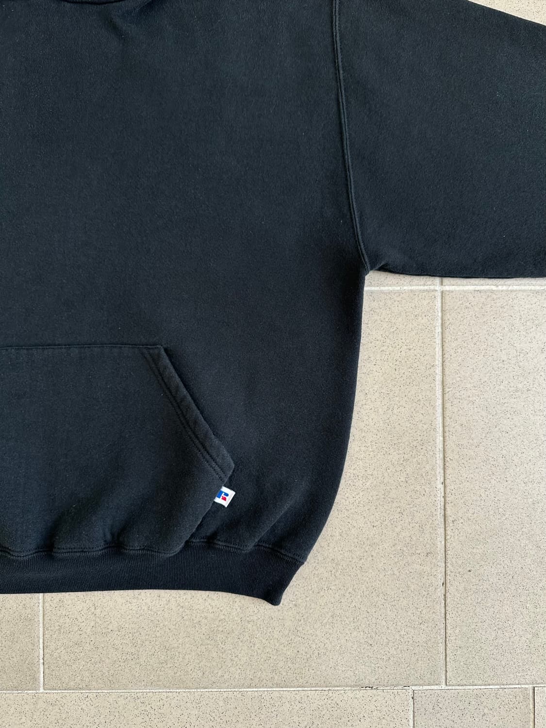 90s 빈티지 러셀 후드 블랙 XL 상품이미지3