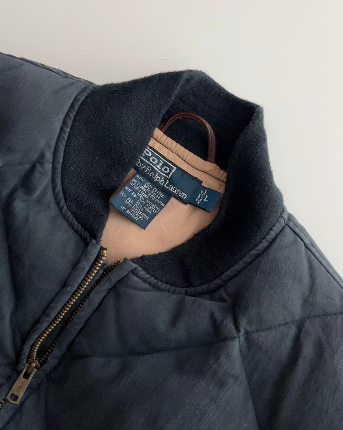 90s 폴로 랄프로렌 퀼팅 다운 자켓 L 상품이미지6