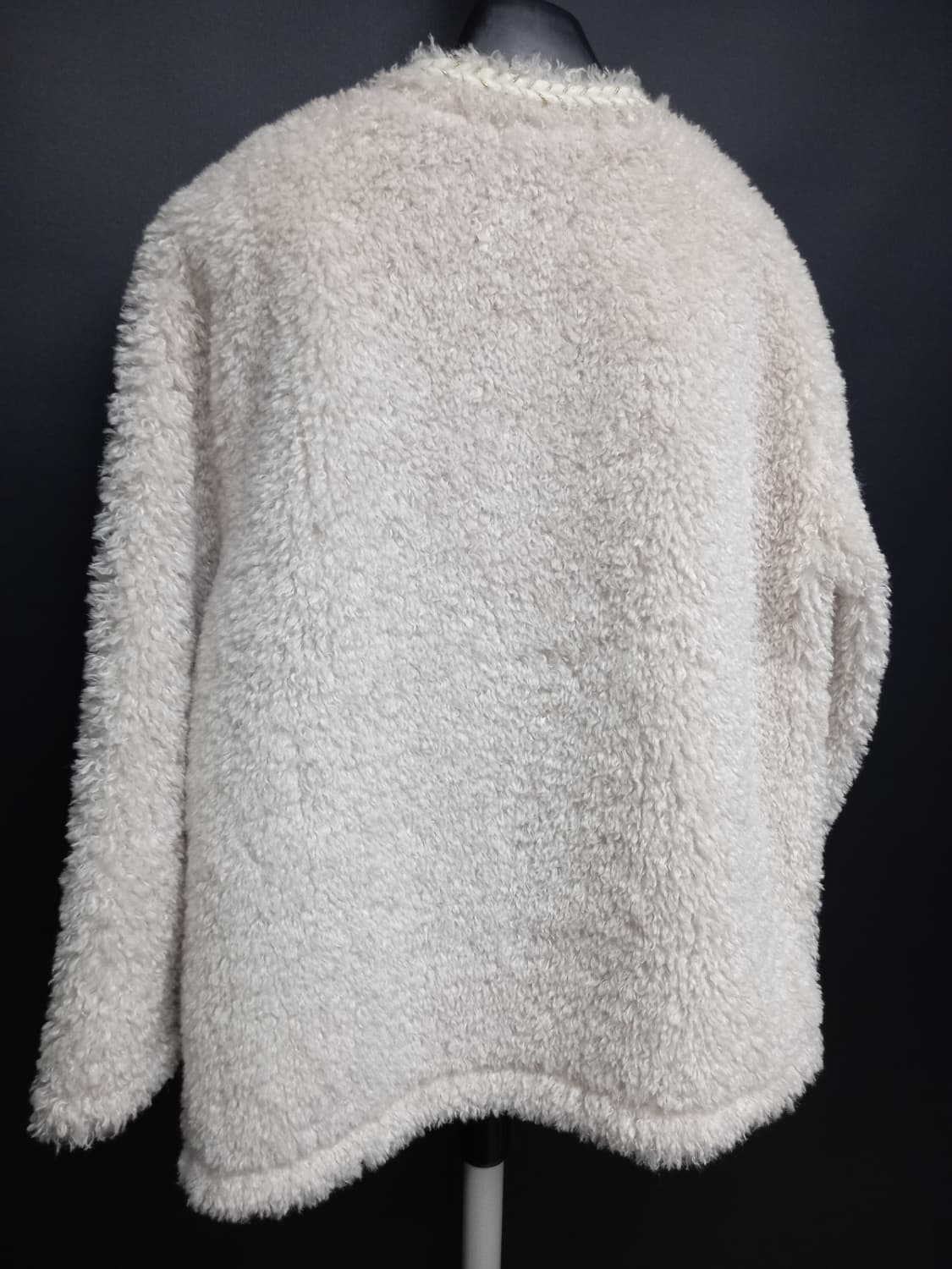 새 DEAR 디어 부클비숑 무스탕 자켓코트 F 33-66 상품이미지4