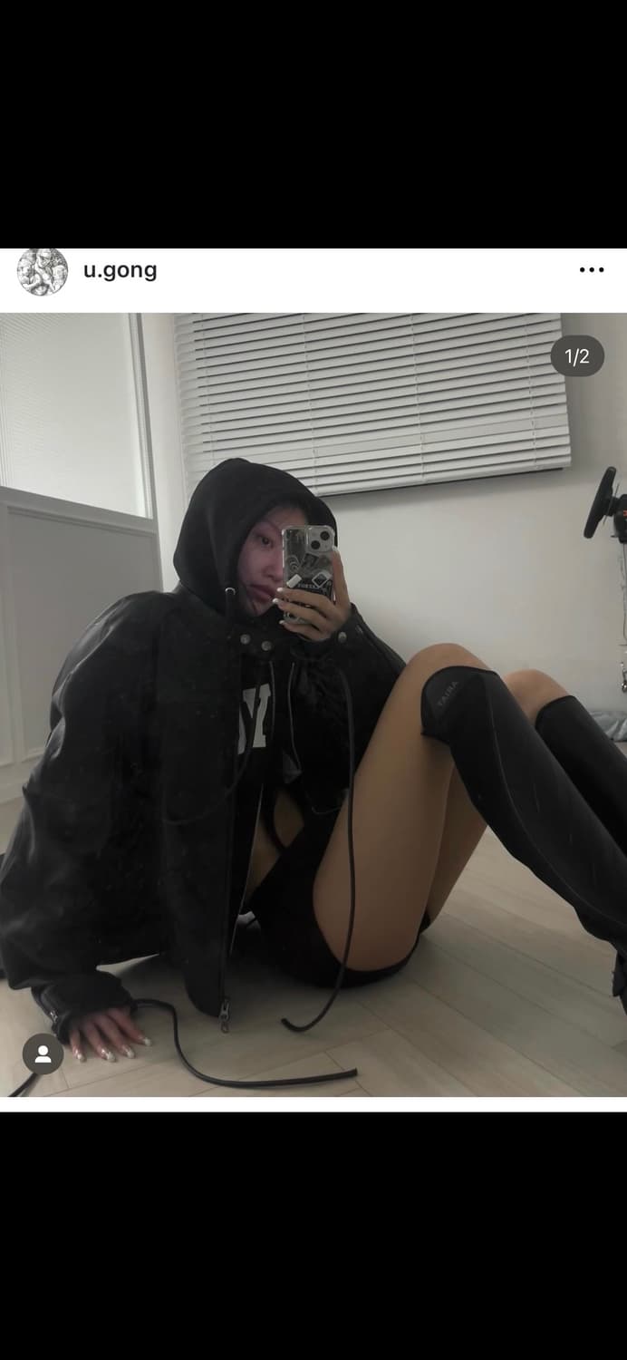 604service 레더 자켓  상품이미지1