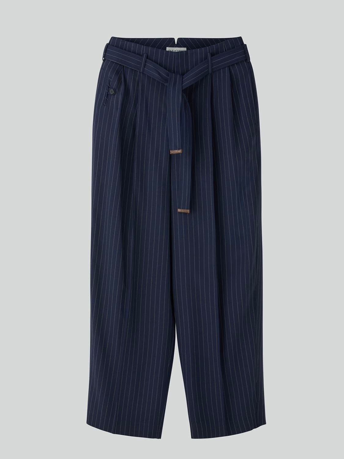 [L,L] 렉토 핀스트라이프 아워글래스 블레이저 자켓 벨트 슬랙스 셋업 상품이미지10