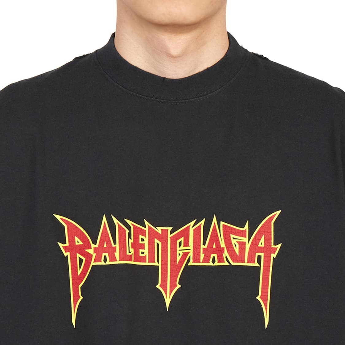 발렌시아가 메탈리카 로고  남녀공용 반팔 상품이미지5