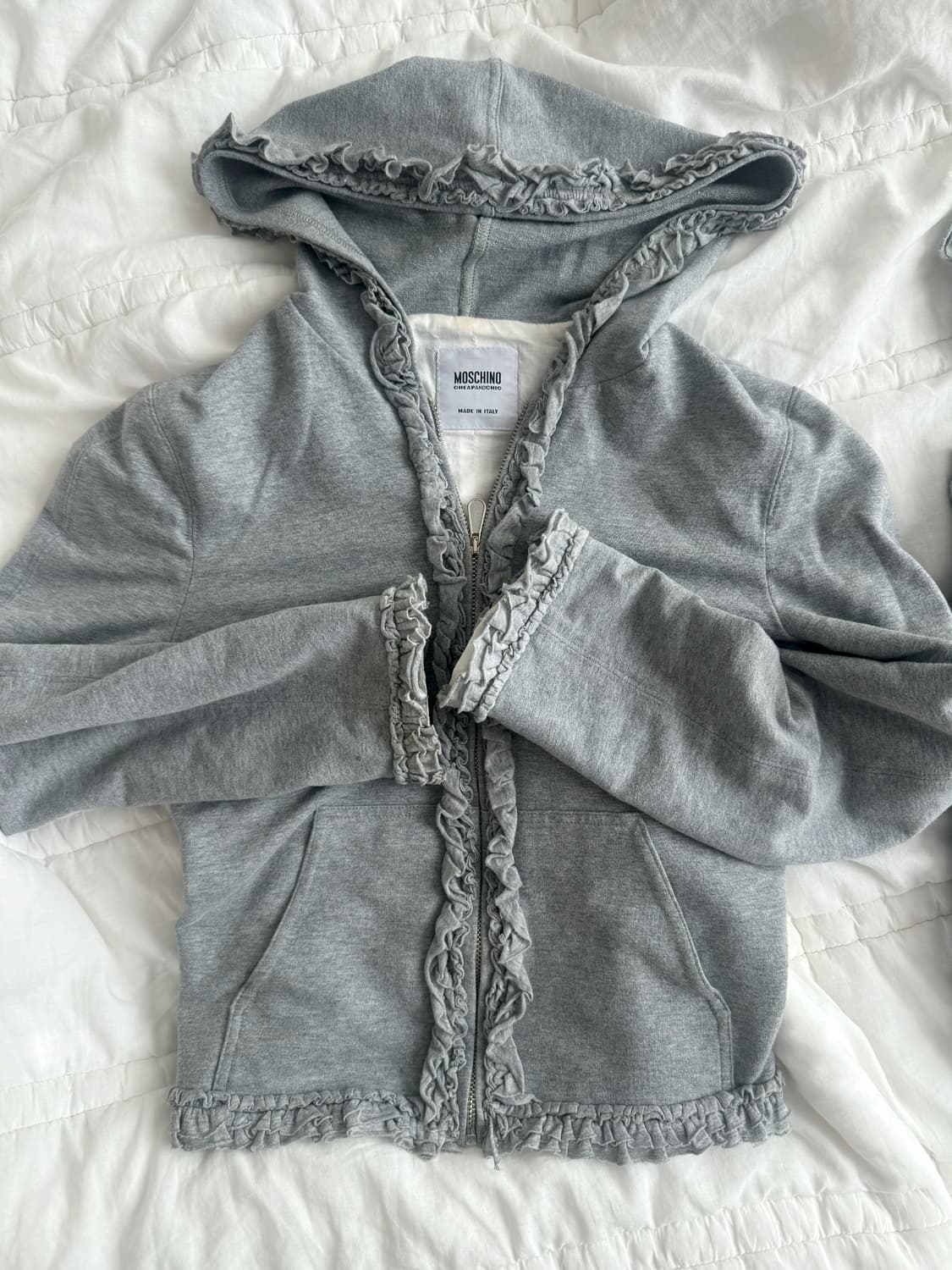 모스키노 프릴 후드집업+나시 세트 상품이미지1