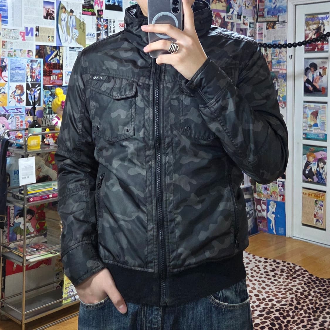 버커루 카모플라주 밀리터리 패디드 점퍼 상품이미지1