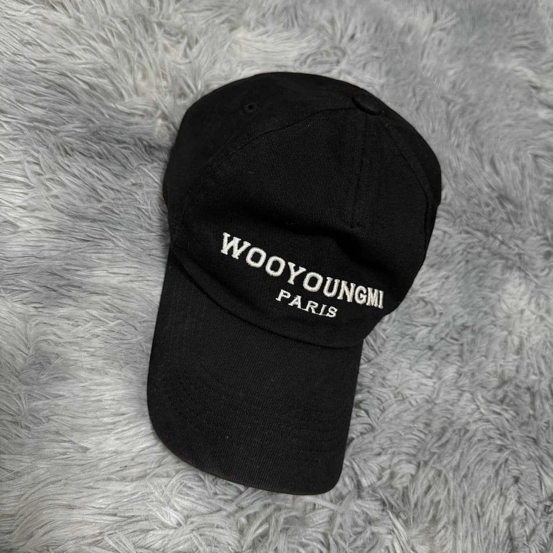 우영미 블랙 볼캡 모자  상품이미지1