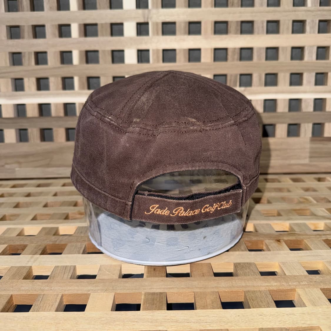 제이드 팰리스 골프클럽 브라운 캡 상품이미지4