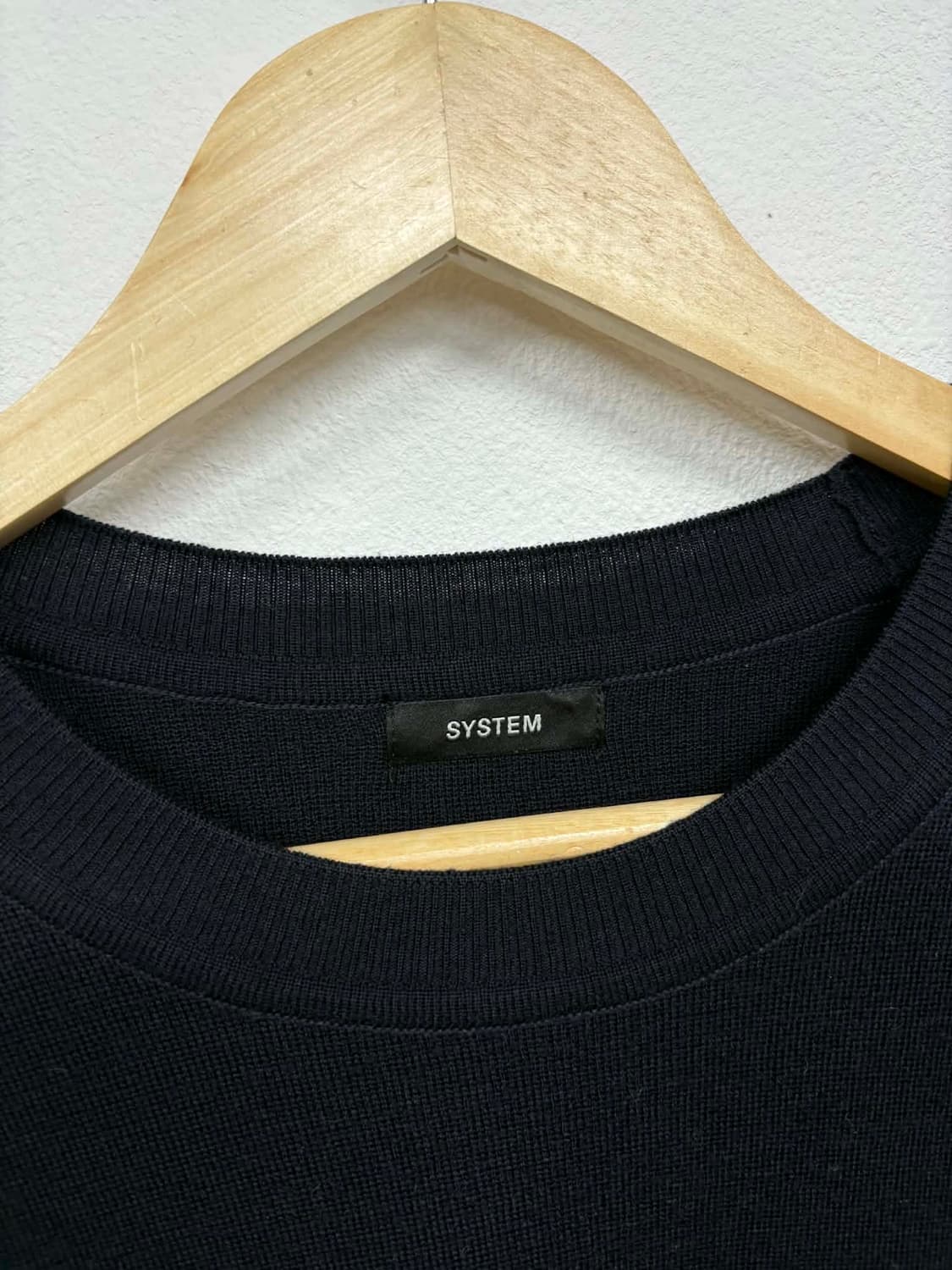 [100] 시스템 옴므 System 한섬 21년 신형 울 스터드 니트 상품이미지3