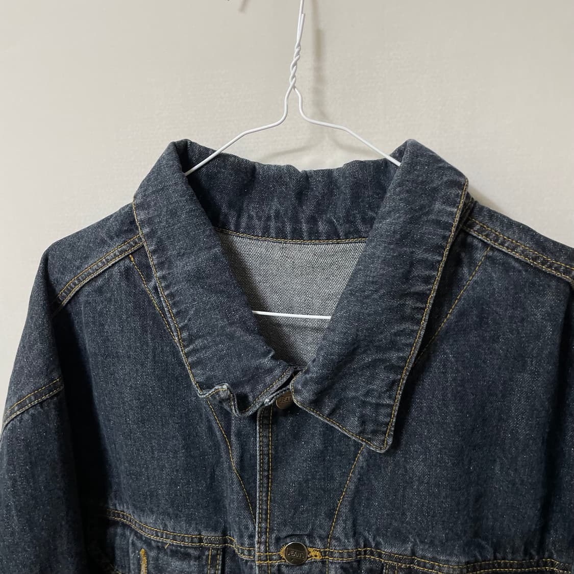 [ XXL ] 남성 오버사이즈 트러커 데님 청자켓 상품이미지3