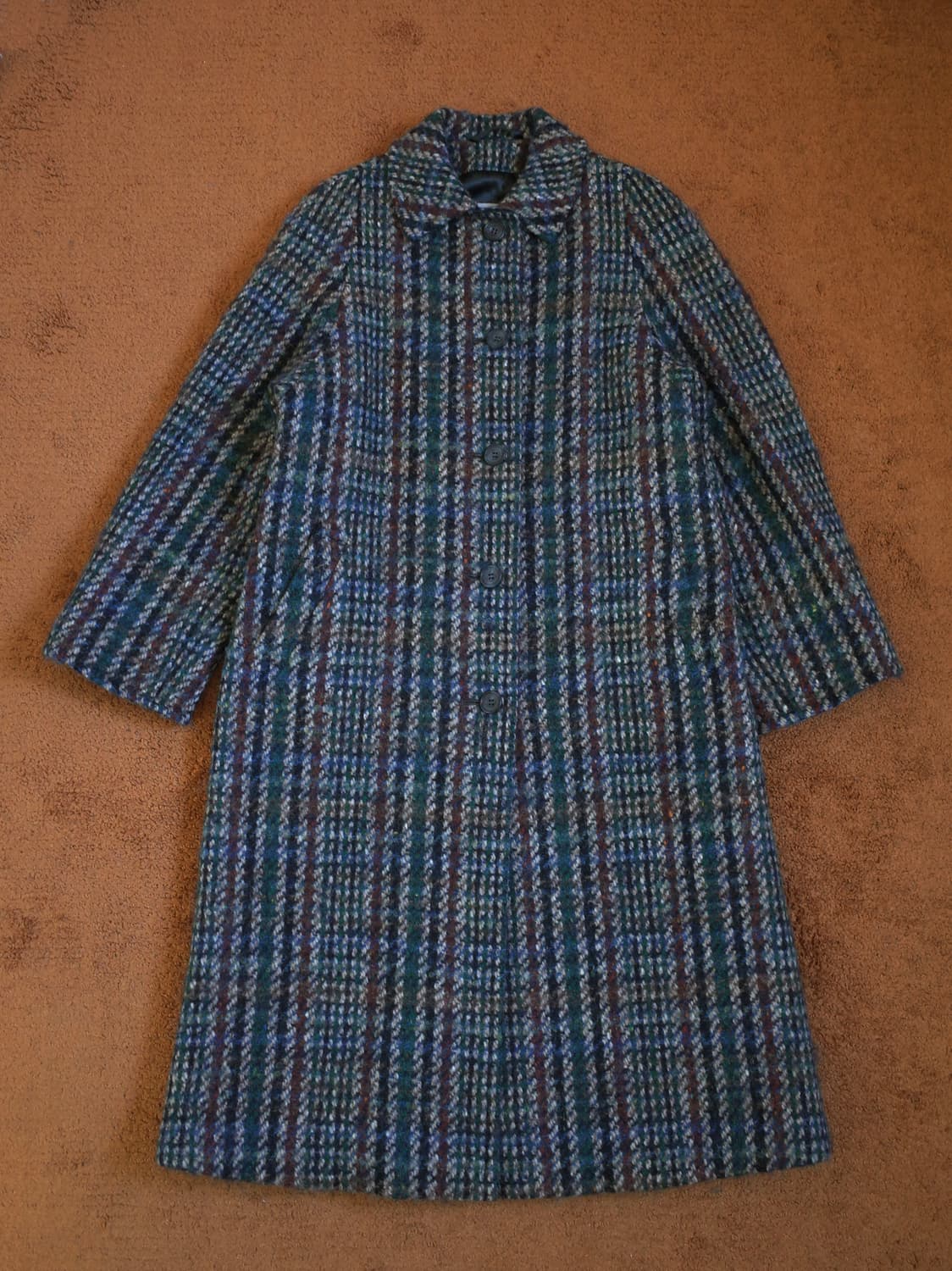 아쿠아스큐텀 트위드 롱코트 상품이미지1