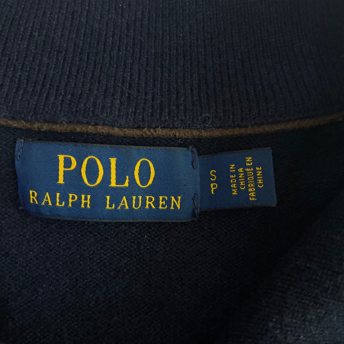 Polo 폴로 랄프로렌 메리노울 쿼터 집업 니트 상품이미지5