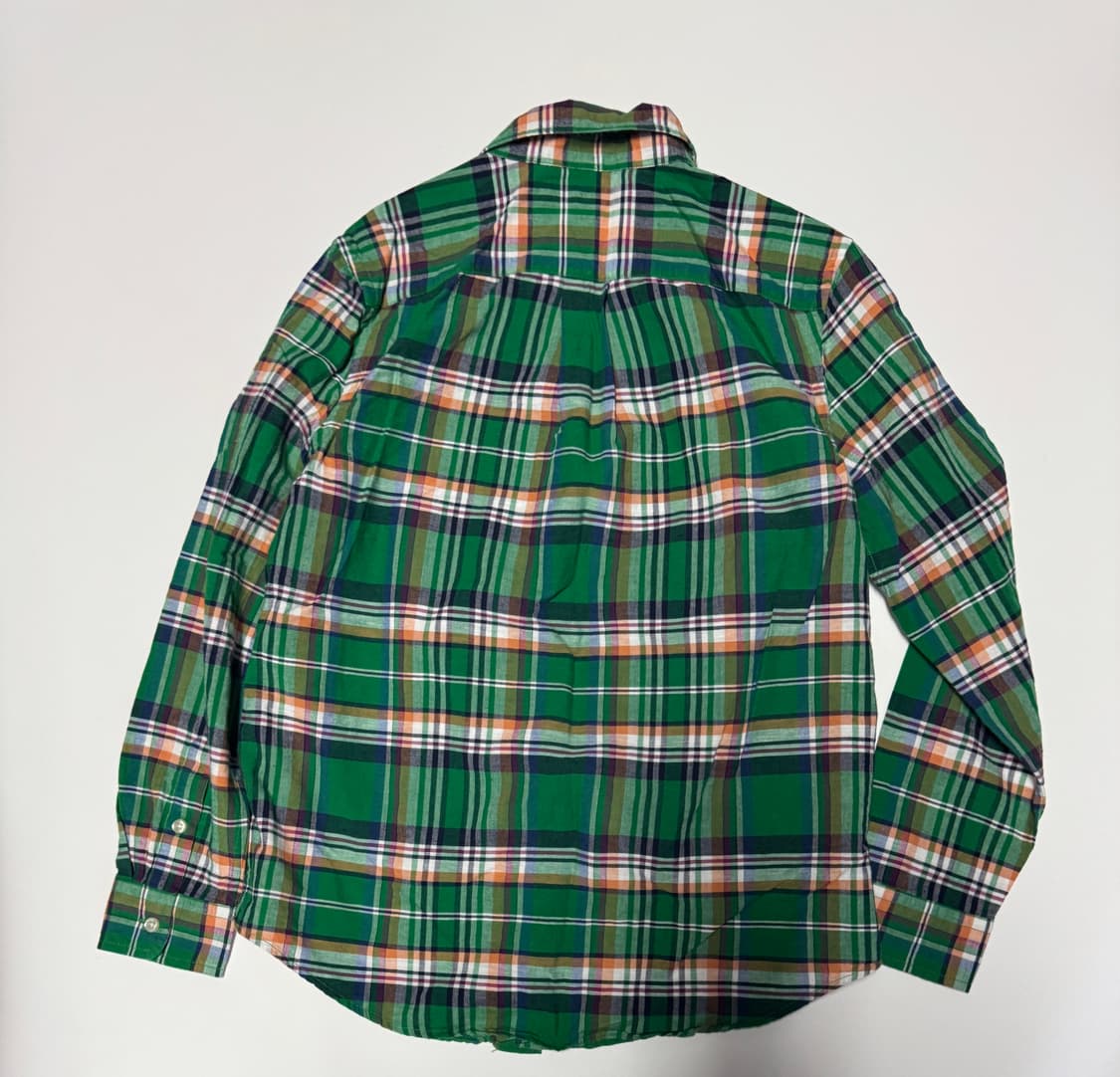 여성 폴로 랄프로렌 린넨 혼방 컬러풀 체크 셔츠 S 상품이미지2