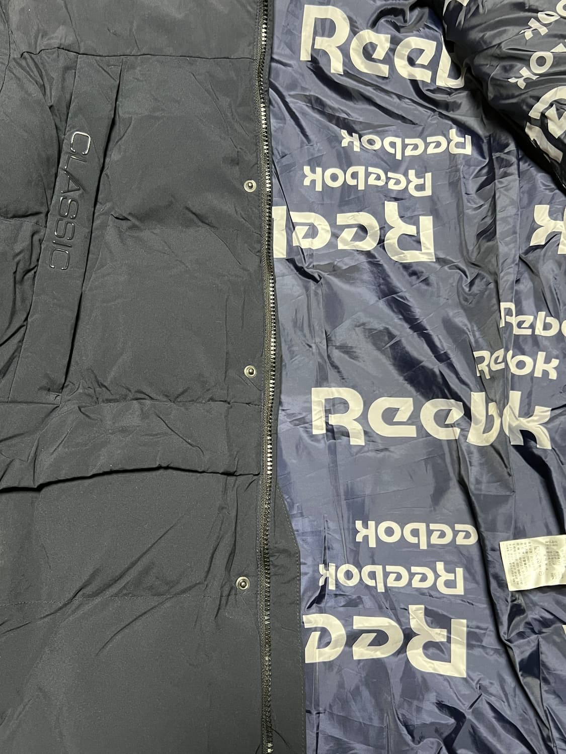 리복 클래식 패딩 XL 네이비 상품이미지6