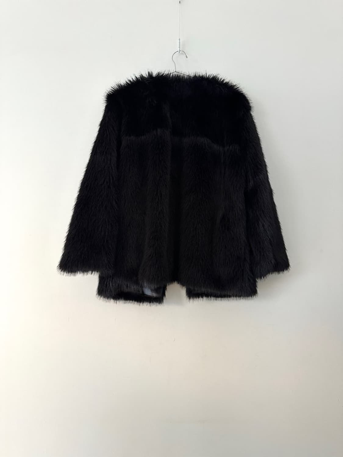 Basic fur jacket / black 상품이미지5