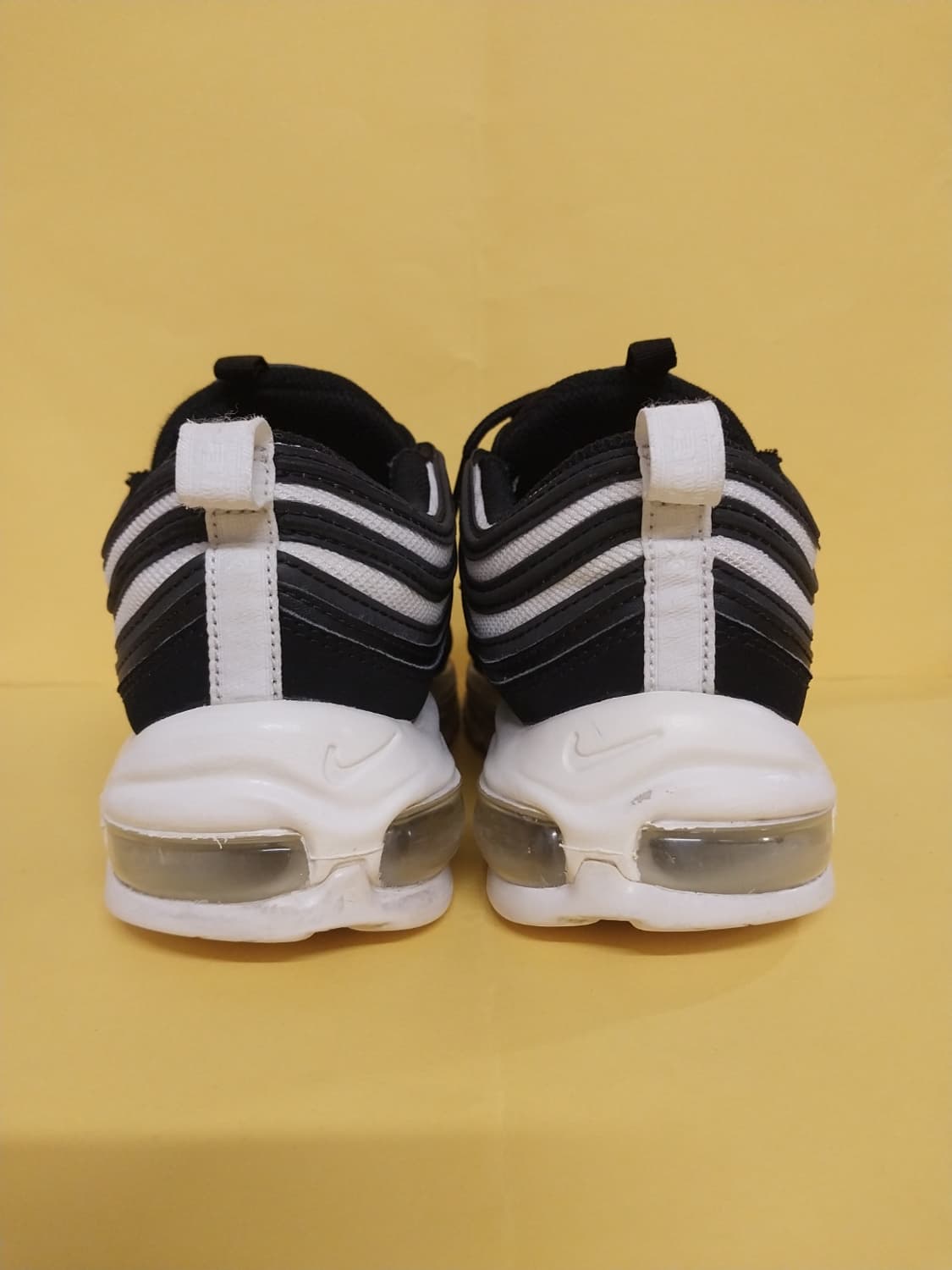 남성 나이키 에어맥스 97 블랙써밋화이트 운동화 (260)   상품이미지4