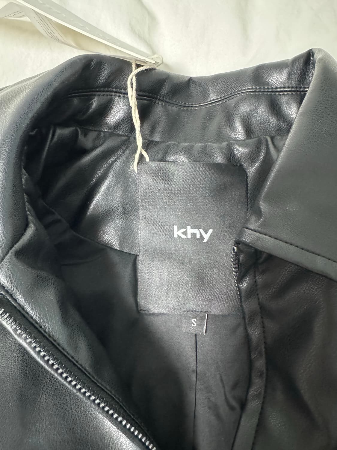 KHY 레더 미니 드레스 상품이미지3