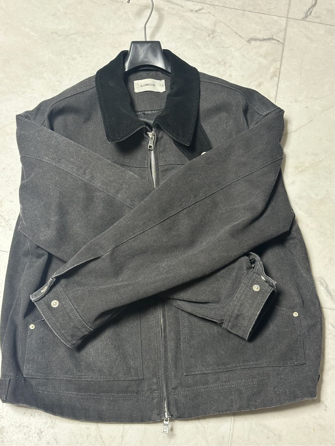 키뮤어 워크자켓 차콜 L size 상품이미지3
