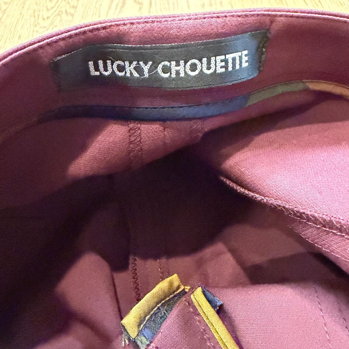 럭키 슈에뜨 버건디 카고 팬츠 상품이미지3