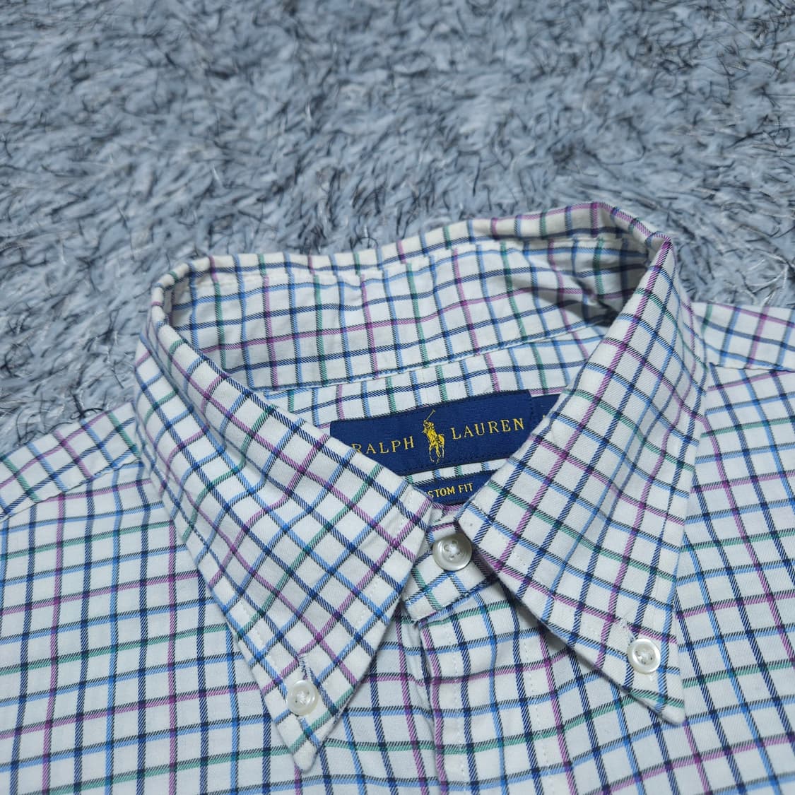폴로랄프로렌) M 남자 커스텀핏 체크셔츠남방 / 왕눈이샵 상품이미지8