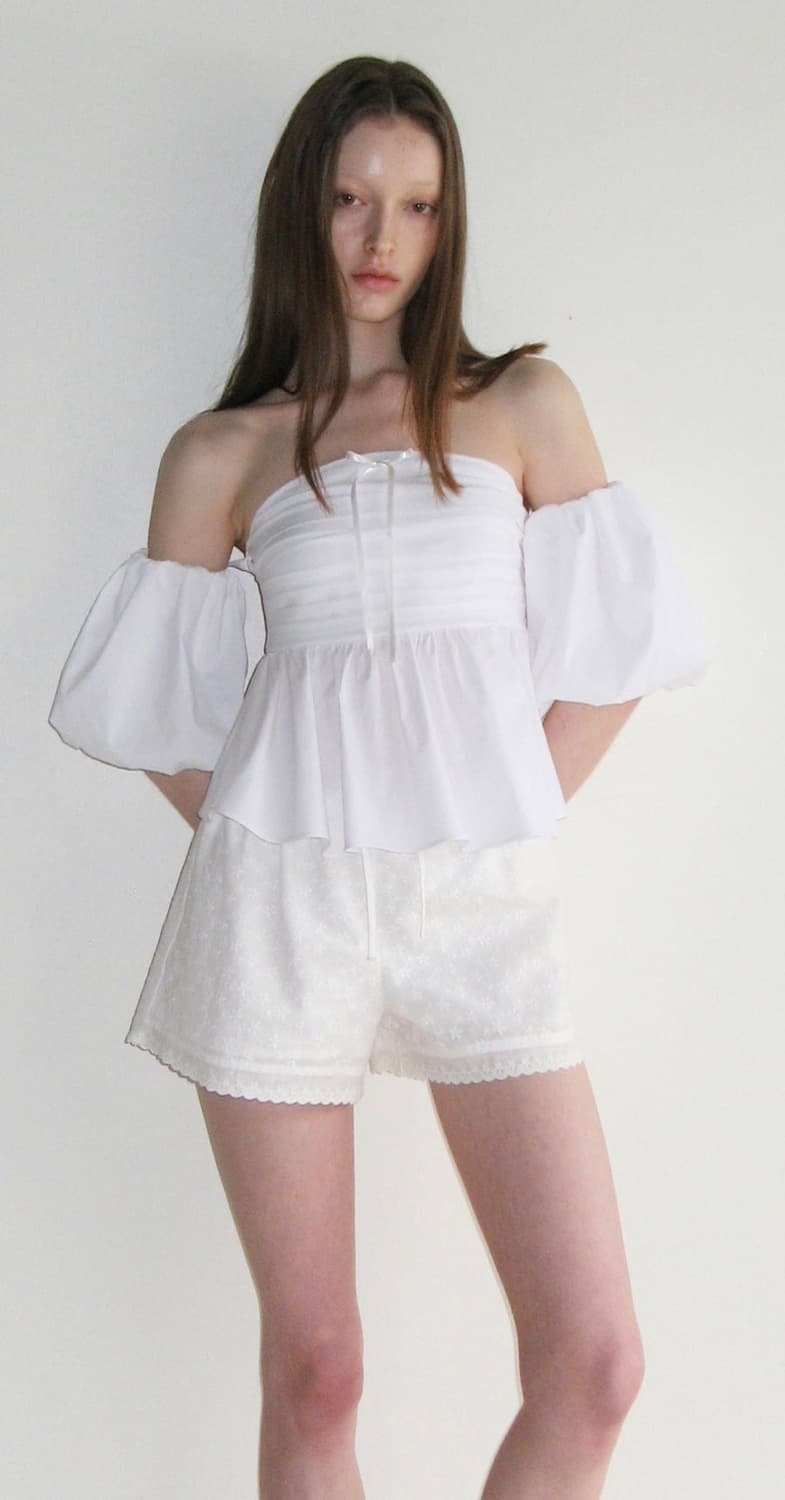 시눈(Sinoon) - 2way volume Blouse 상품이미지1