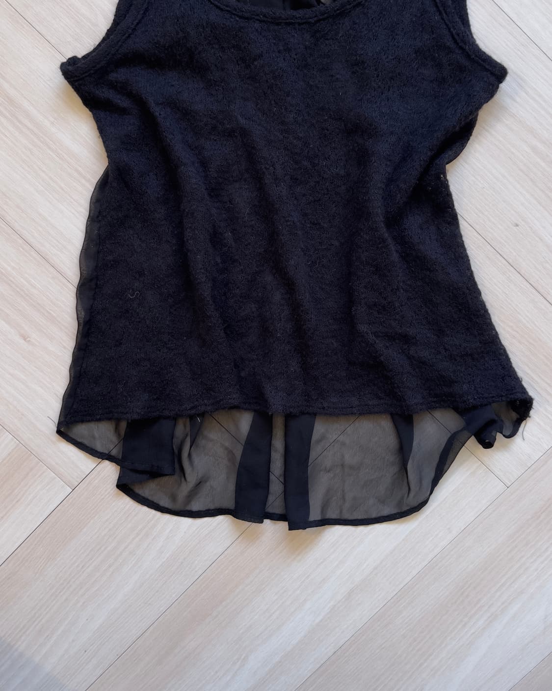 [Forever 21] Lace & Chiffon Ruffle Tank  상품이미지3