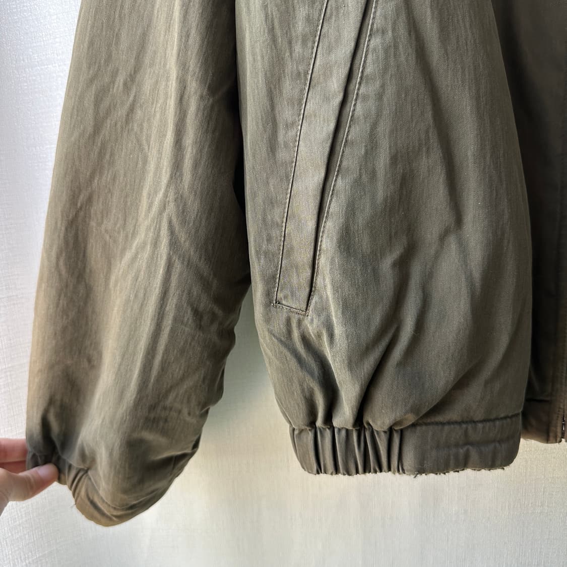 노티카 코튼 플리스 리버시블 자켓 카키 M 상품이미지9