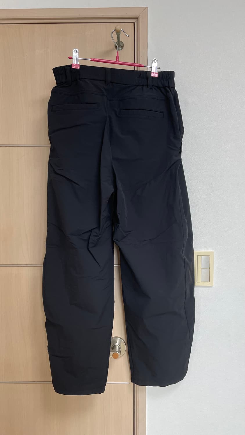 [1] 23fw 산산기어 사이드 스냅 팬츠 V2 블랙 상품이미지3