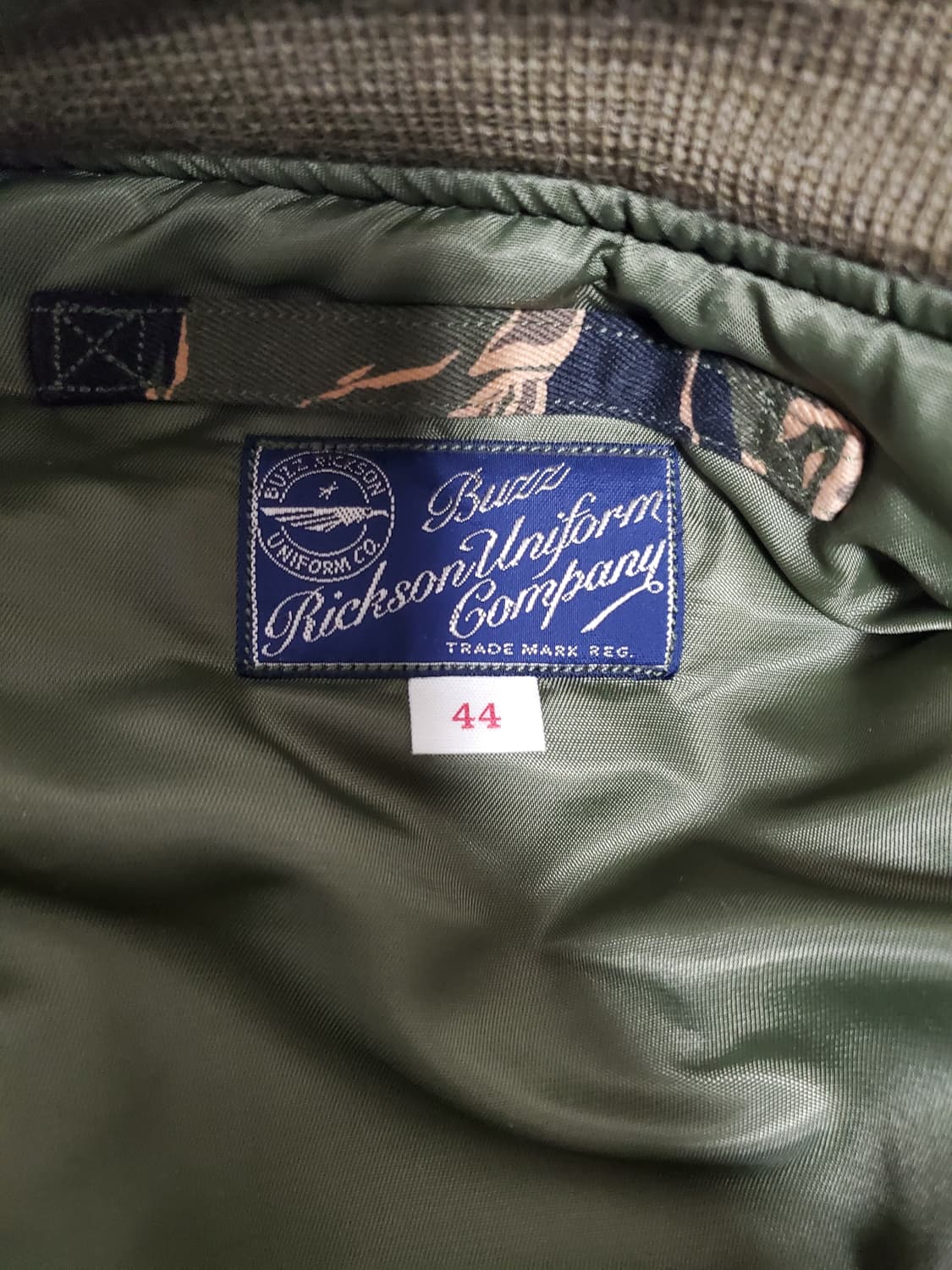 버즈릭슨 ma-1 타이거 패턴 베트남 자수 상품이미지3