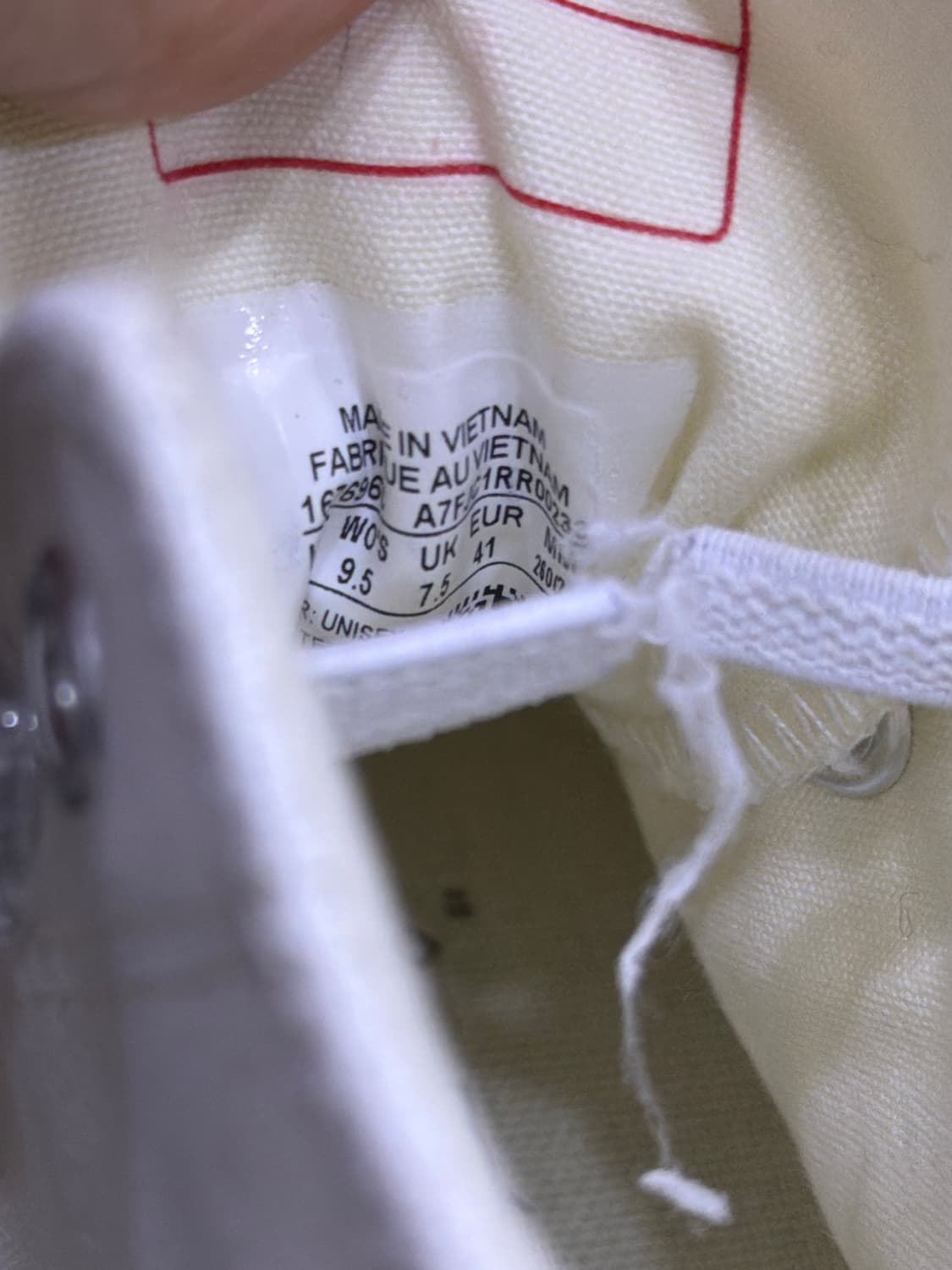 컨버스 척테일러 70 하이 자수 레터링 화이트 블랙 260 상품이미지10