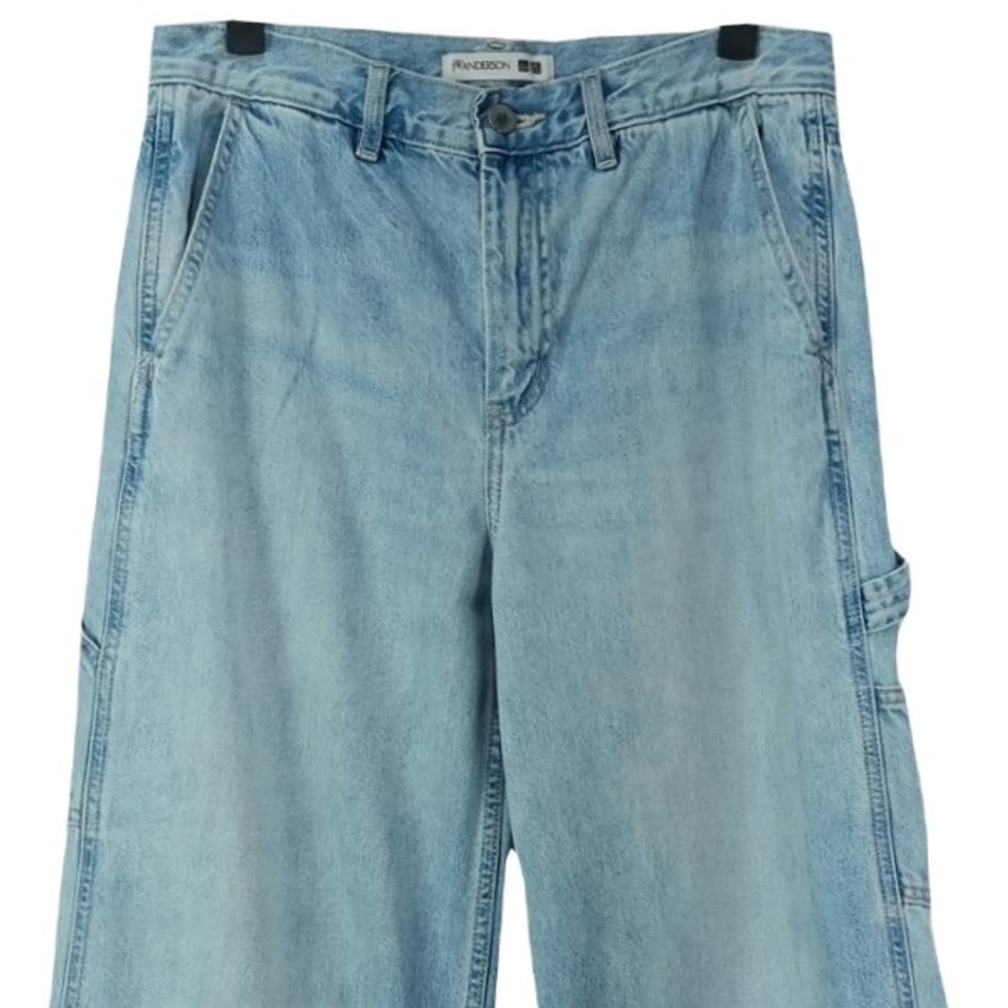 [유니클로 X JW앤더슨] 로고 자수 와이드 카펜터 데님팬츠 M19080 상품이미지4