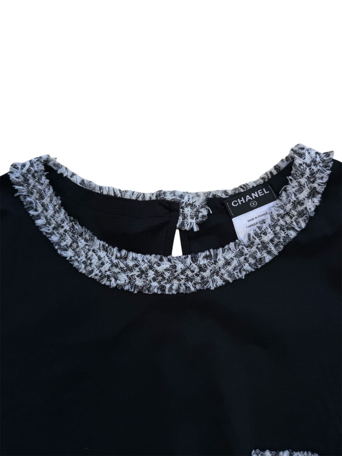 샤넬 트위드 컷 포켓 티셔츠 상품이미지5