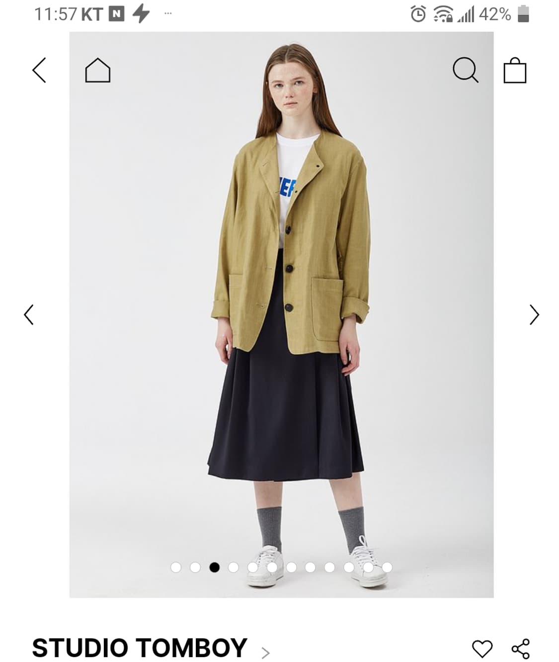 스튜디오톰보이 22만대 라운드넥 헤링본마자켓 상품이미지2