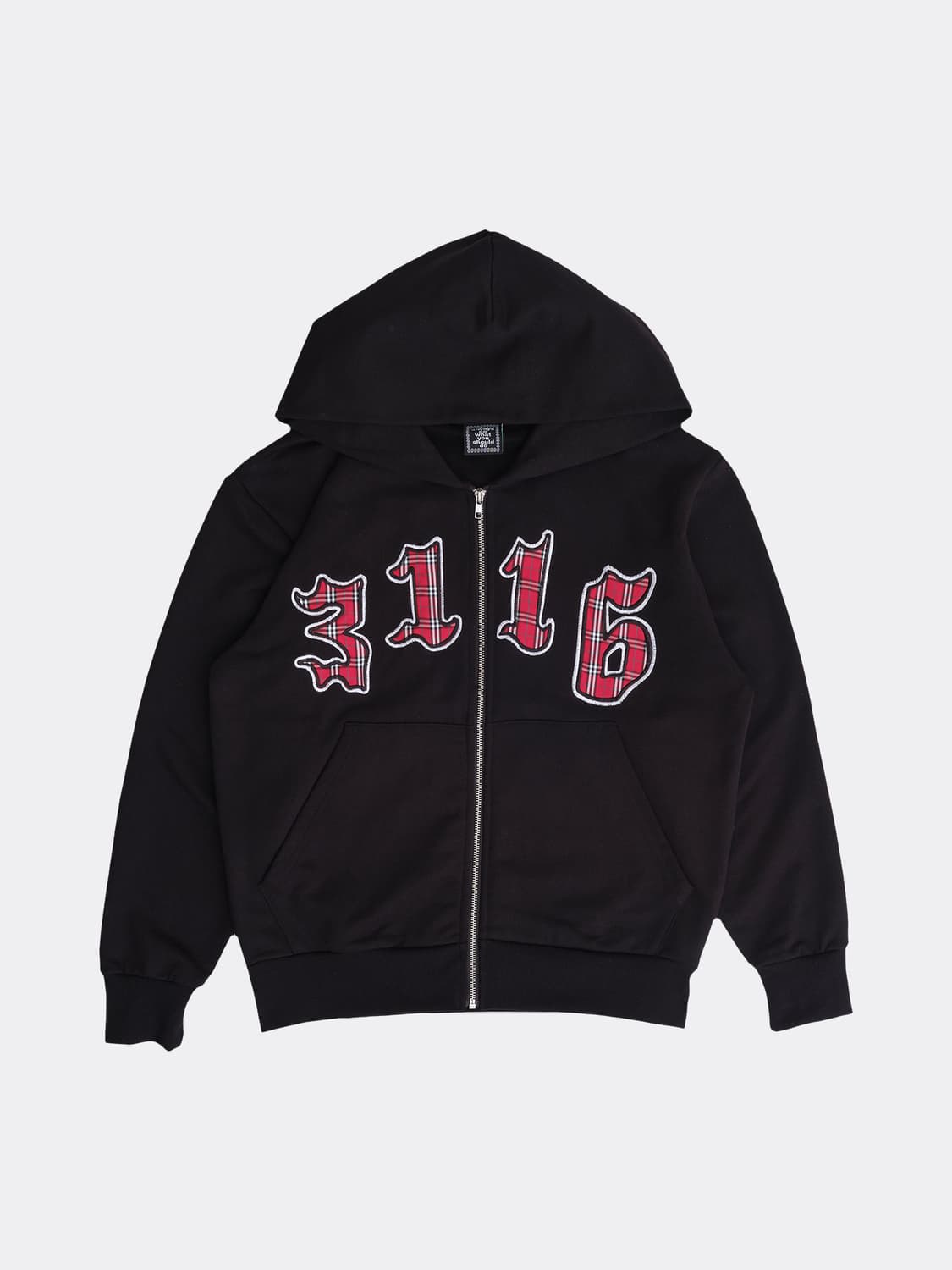 Always do what you shoul do 3116 후드집업 상품이미지1